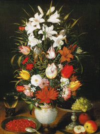 Pieter D. J. Brueghel Vaso ornato di fiori Art Print 60x80cm | Yourdecoration.com