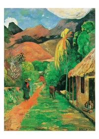 Paul Gauguin Chemin a papeete Art Print 50x70cm | Yourdecoration.com