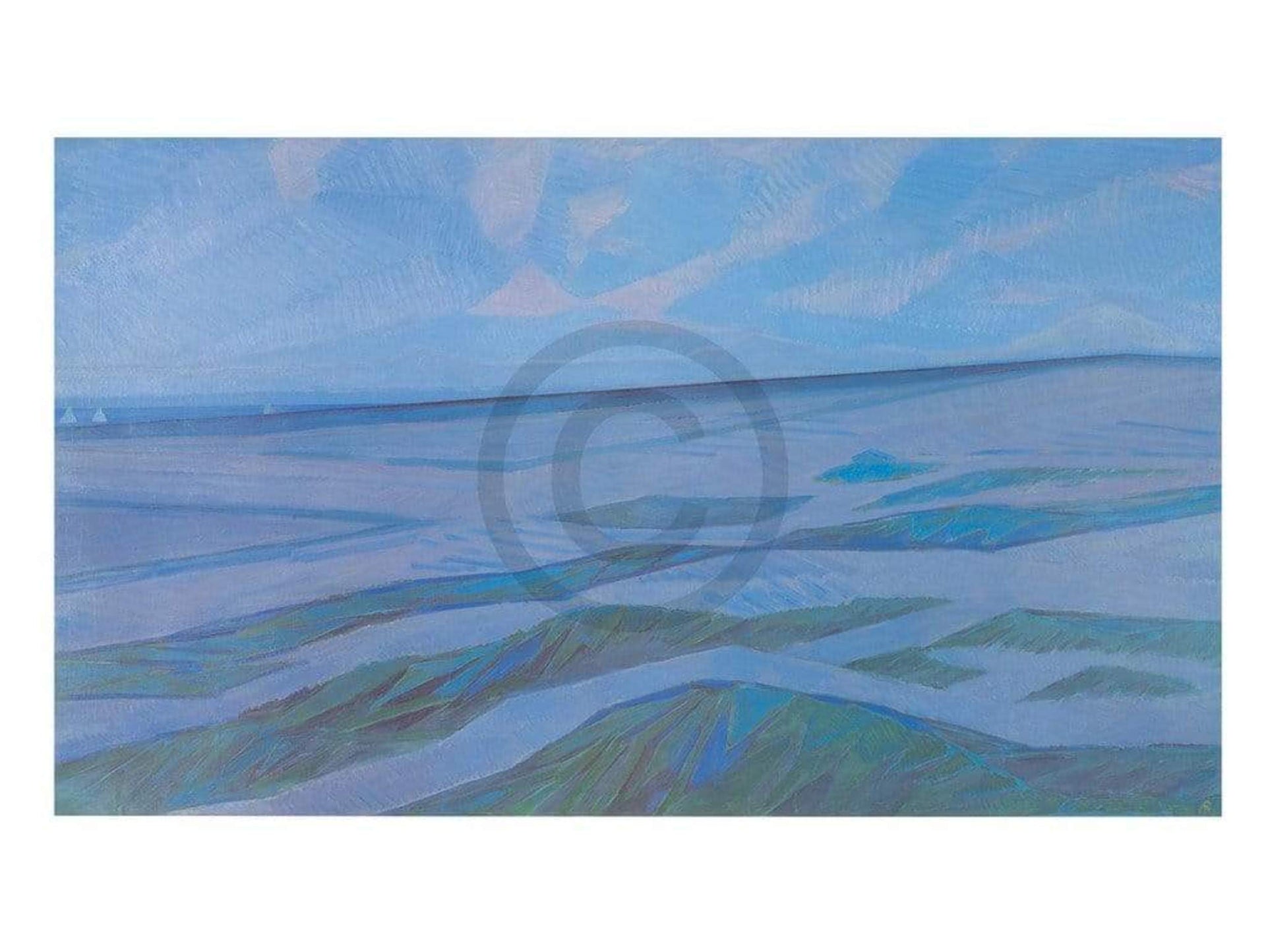 Piet Mondrian Duinlandschap Art Print 80x60cm | Yourdecoration.com