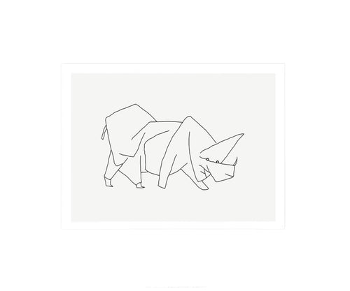 PGM Paul Klee Masque di Rinoceros Art Print 60x50cm | Yourdecoration.com
