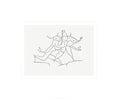 PGM Paul Klee Animaux en Fuite Art Print 60x50cm | Yourdecoration.com