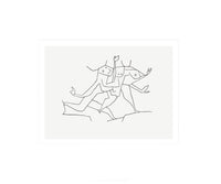PGM Paul Klee Animaux en Fuite Art Print 60x50cm | Yourdecoration.com
