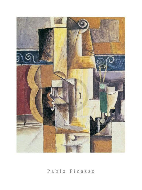 Pablo Picasso Violin and Guitar Art Print 60x80cm | Yourdecoration.com