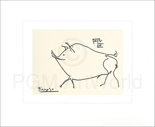 Pablo Picasso Le petit cochon Art Print 60x50cm | Yourdecoration.com