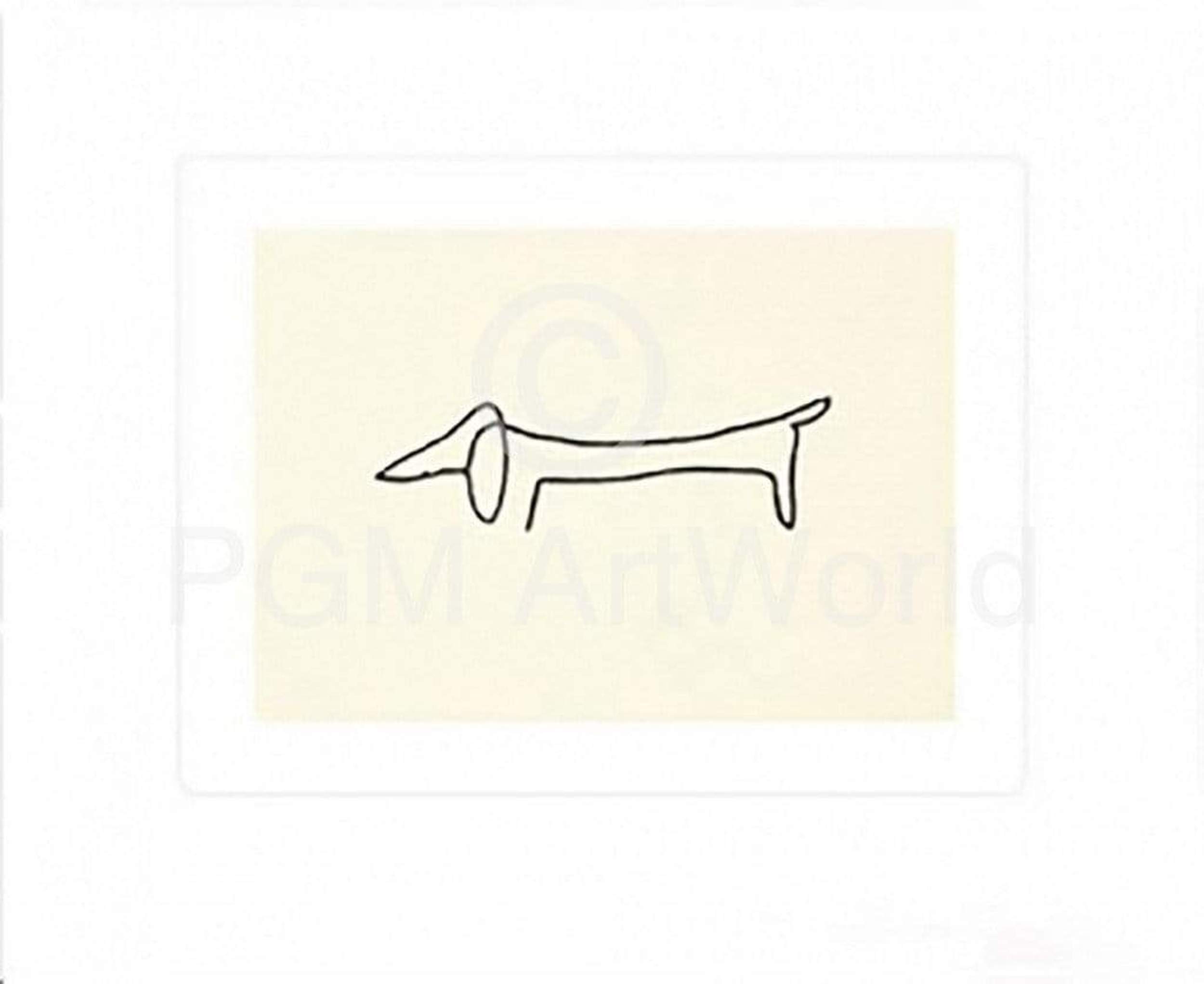 Pablo Picasso Le Chien Art Print 60x50cm | Yourdecoration.com