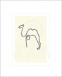 Pablo Picasso Le Chameau Art Print 50x60cm | Yourdecoration.com