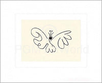 Pablo Picasso Le Papillon Art Print 50x60cm | Yourdecoration.com