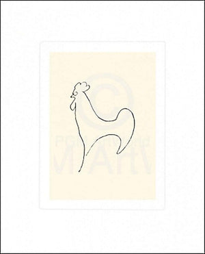 Pablo Picasso Coq Detail Art Print 50x60cm | Yourdecoration.com