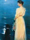 Peter Severin KrÃ¸yer Summer evening at Skagen Art Print 60x80cm | Yourdecoration.com