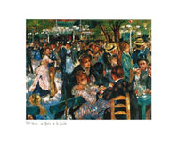 Auguste Renoir Le Moulin de la Galette Art Print 70x50cm | Yourdecoration.com