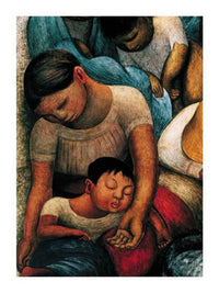 Diego Rivera La Noche de Los Pobres Art Print 60x80cm | Yourdecoration.com