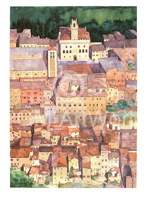 Ralf Westphal Mittelalterliche Bergstadt Montepulciano, Toskana Art Print 30x40cm | Yourdecoration.com
