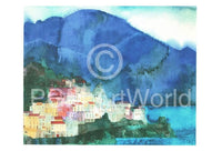 Ralf Westphal Amalfi, Golf von Salerno Art Print 70x50cm | Yourdecoration.com