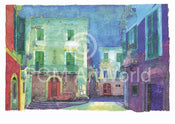 Ralf Westphal Via Palazzi Trani / Apulien Art Print 90x70cm | Yourdecoration.com