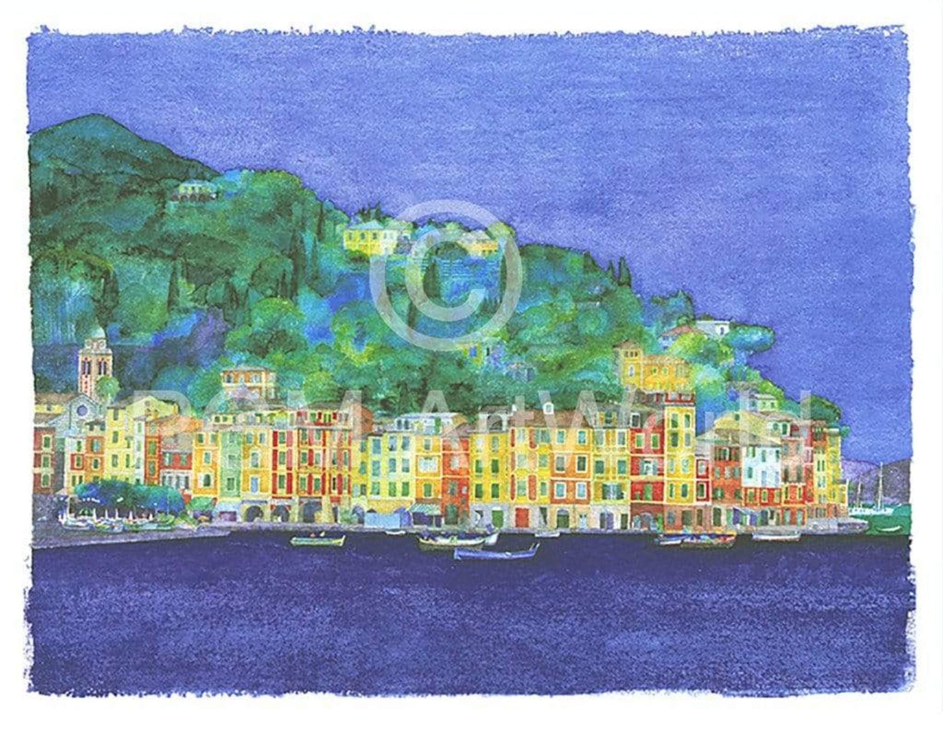 Ralf Westphal Portofino / Ligurien Art Print 90x70cm | Yourdecoration.com