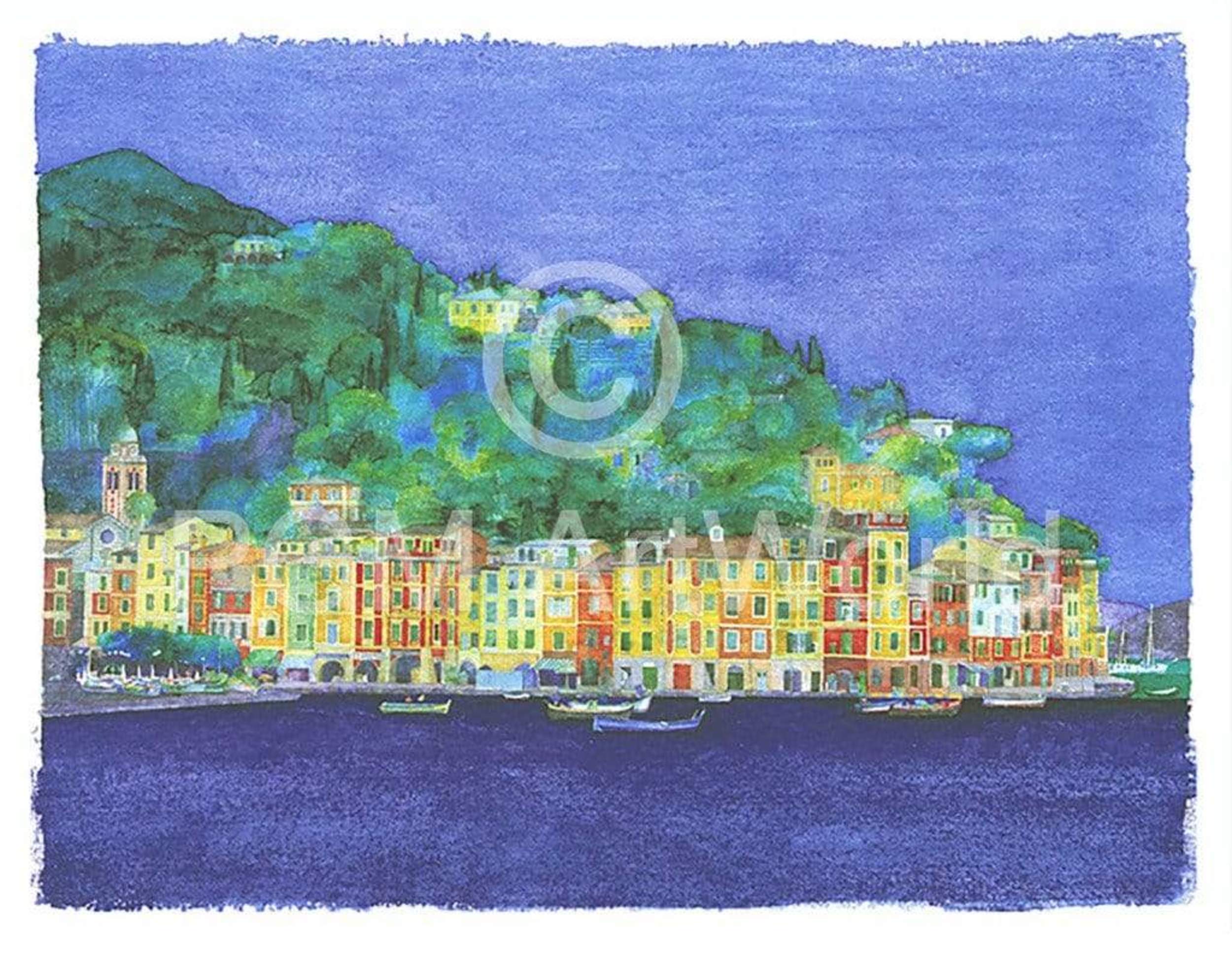 Ralf Westphal Portofino / Ligurien Art Print 90x70cm | Yourdecoration.com