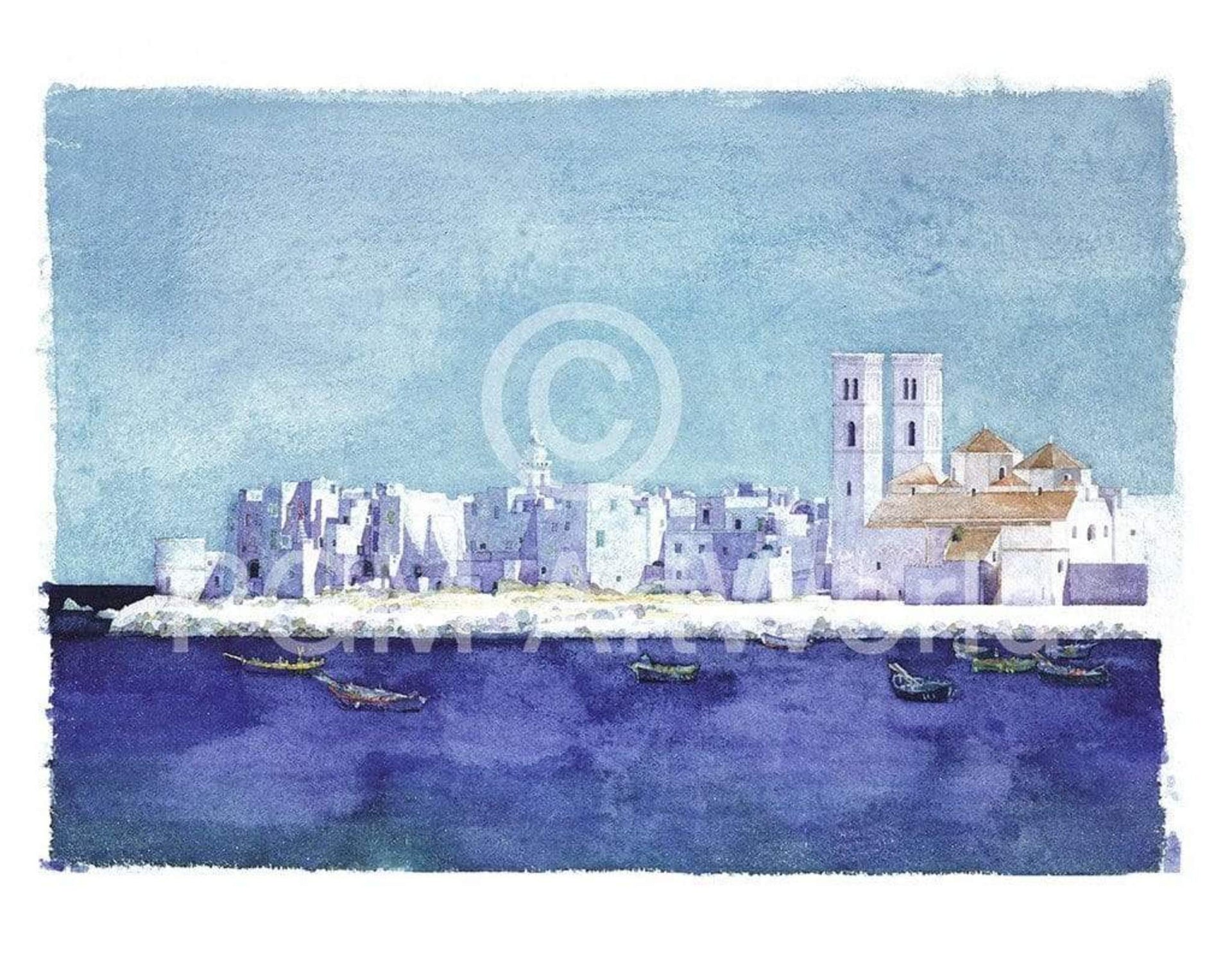 Ralf Westphal Molfetta, Apulien Art Print 90x70cm | Yourdecoration.com