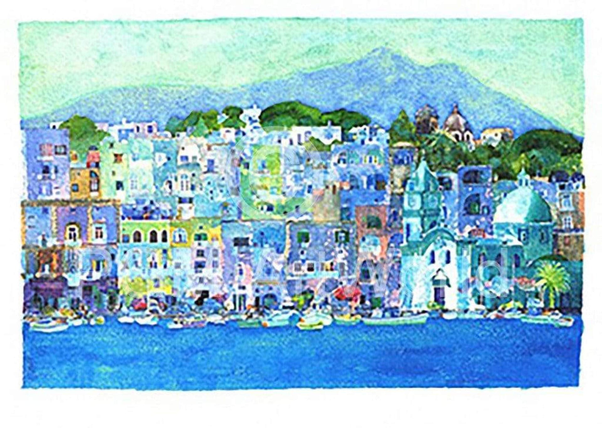 Ralf Westphal Procida / Kampanien Art Print 100x70cm | Yourdecoration.com