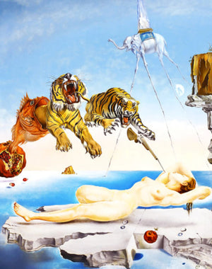 Salvador Dali Une seconde avant l'eveil Art Print 60x80cm | Yourdecoration.com