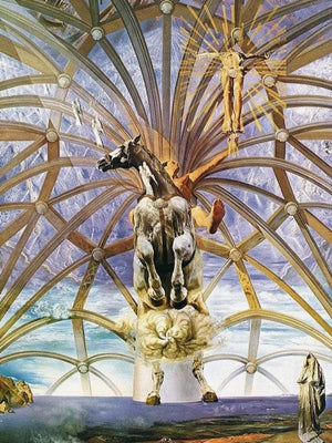 Salvador Dali Santiago el grande Art Print 60x80cm | Yourdecoration.com