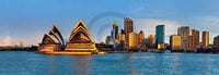 Shutterstock Sydney circular quay panorama Art Print 95x33cm | Yourdecoration.com