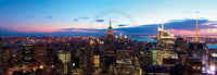 Shutterstock Aerial New York City Art Print 95x33cm | Yourdecoration.com