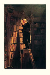 Carl Spitzweg Der Bücherwurm Art Print 61x91cm | Yourdecoration.com