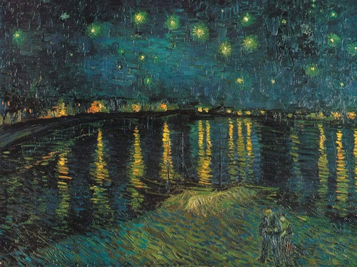 Vincent Van Gogh Notte stellata Art Print 80x60cm | Yourdecoration.com