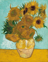 Vincent Van Gogh Vase mit Sonnenblumen Art Print 70x90cm | Yourdecoration.com