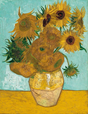 Vincent Van Gogh Vase mit Sonnenblumen Art Print 70x90cm | Yourdecoration.com