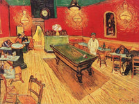 Vincent Van Gogh Caffe di notte Art Print 80x60cm | Yourdecoration.com