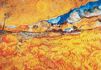 Vincent Van Gogh La mietitura Art Print 100x70cm | Yourdecoration.com
