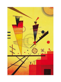 Wassily Kandinsky Structure joyeuse Art Print 60x80cm | Yourdecoration.com