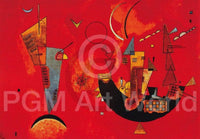 Wassily Kandinsky Mit und Gegen Art Print 70x50cm | Yourdecoration.com
