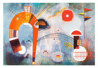 Wassily Kandinsky Rond et pointu Art Print 100x70cm | Yourdecoration.com
