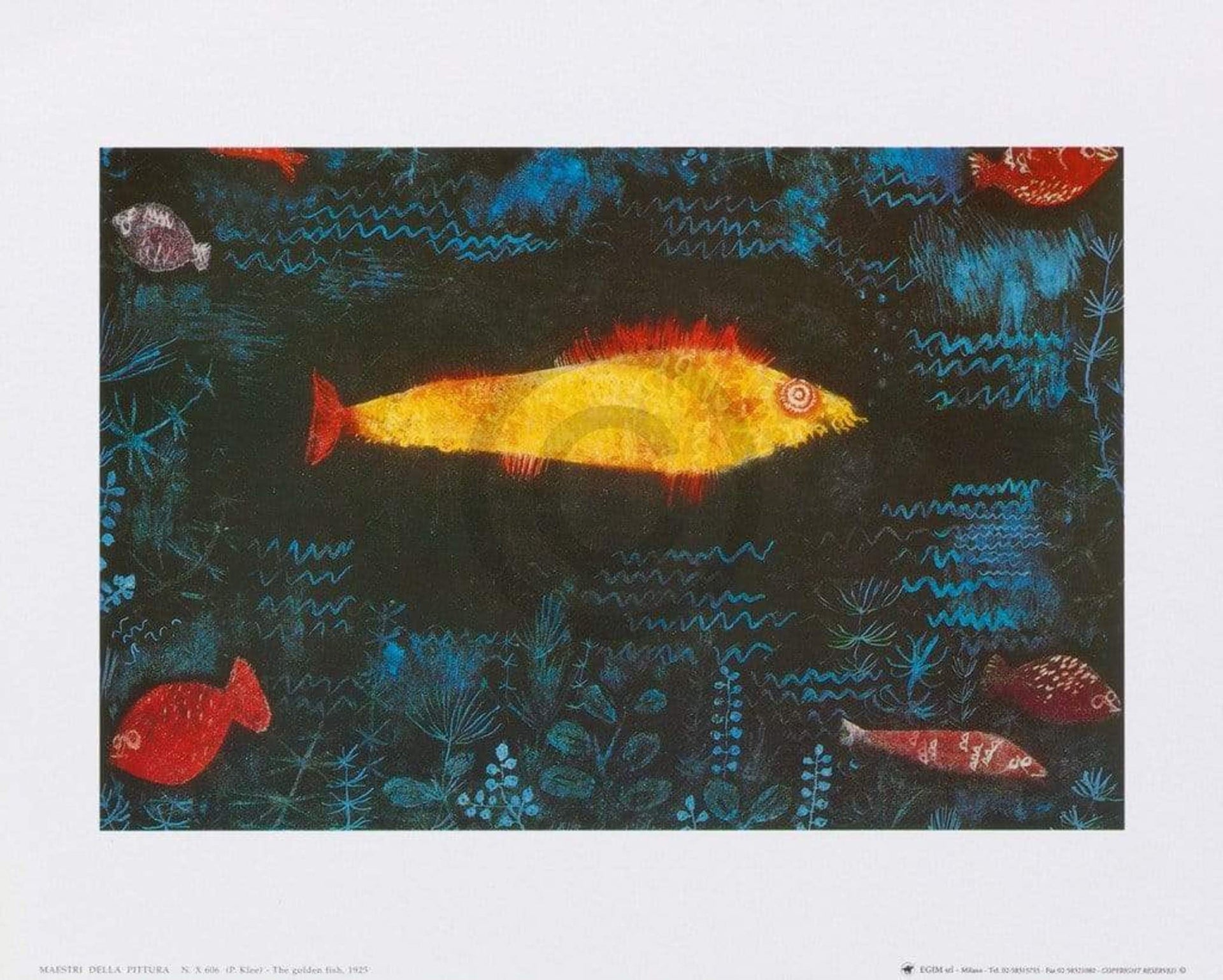 Paul Klee The golden fish, 1925 Art Print 30x24cm | Yourdecoration.com