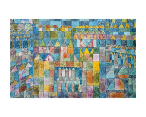 Paul Klee Tempelviertel von Pert, 1928 Art Print 50x40cm | Yourdecoration.com