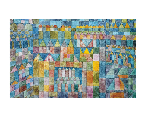 Paul Klee Tempelviertel von Pert, 1928 Art Print 50x40cm | Yourdecoration.com
