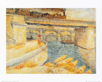 Vincent Van Gogh Il ponte di Asnieres Art Print 50x40cm | Yourdecoration.com