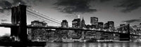 Pyramid Brooklyn Bridge at Dusk Poster 91,5x30,5cm | Yourdecoration.com