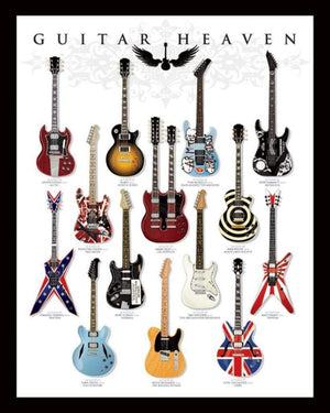 Pyramid Guitar Heaven Poster 40x50cm | Yourdecoration.com