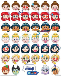 Pyramid Disney Emoji Princess Emotions Poster 40x50cm | Yourdecoration.com