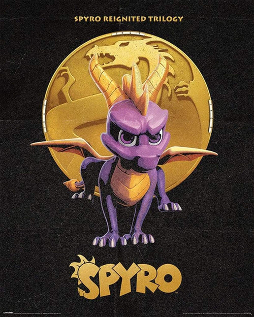 Pyramid Spyro Golden Dragon Poster 40x50cm | Yourdecoration.com