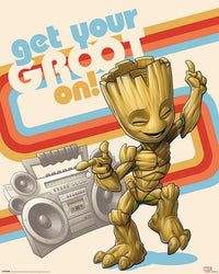Pyramid Guardians of the Galaxy Vol 2 Get Your Groot On Poster 40x50cm | Yourdecoration.com