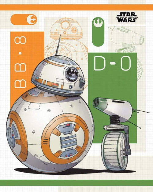 Pyramid Star Wars The Rise of Skywalker BB 8 and D 0 Poster 40x50cm | Yourdecoration.com