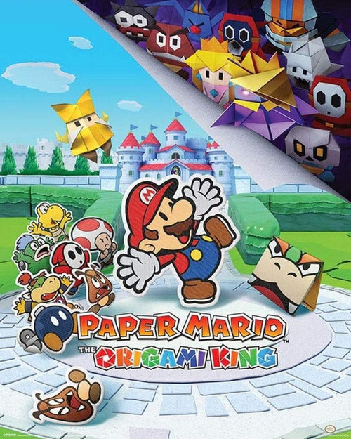 Pyramid Paper Mario The Origami King Poster 40x50cm | Yourdecoration.com