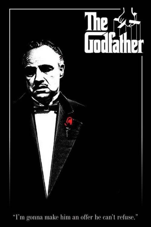 Pyramid The Godfather Red Rose Poster 61x91,5cm | Yourdecoration.com