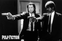Pyramid Pulp Fiction Black and White Guns Poster 91,5x61cm | Yourdecoration.com