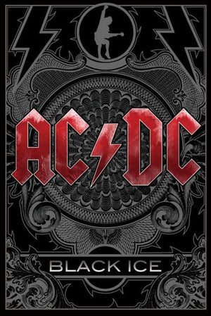 Pyramid AC DC Black Ice Poster 61x91,5cm | Yourdecoration.com