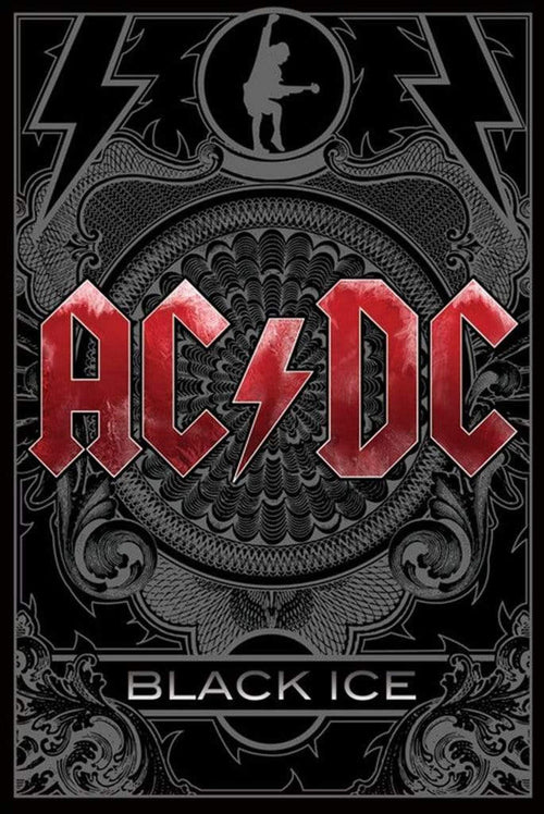 Pyramid AC DC Black Ice Poster 61x91,5cm | Yourdecoration.com